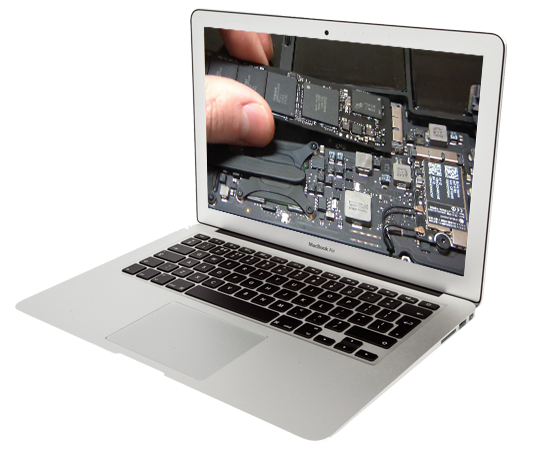 Замена жесткого диска MacBook Air, Твердотельный жесткий диск для MacBook Air