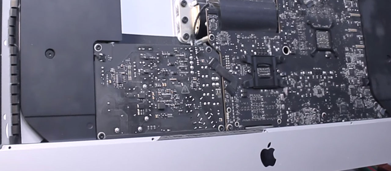 Пыль под стеклом iMac 2012+ (в тонком корпусе)