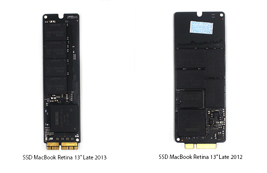 Сравнение SSD Retina 13 2012 и 2013