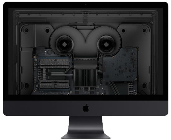 Замена оперативной памяти iMac Pro, Апгрейд оперативной памяти iMac Pro