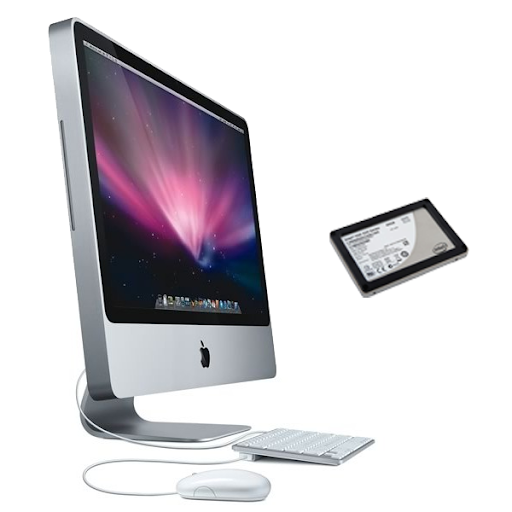 Установка SSD вместо DVD-привода iMac 24" A1225